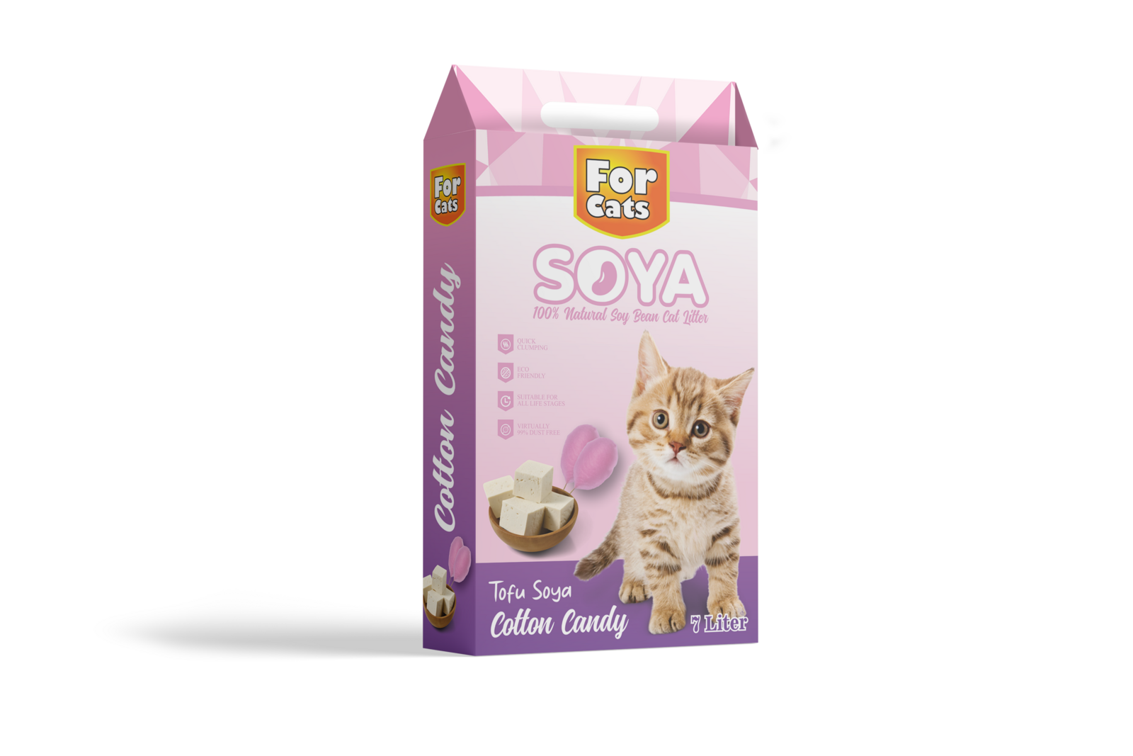 Kemasan Tofu aroma Cotton Candy